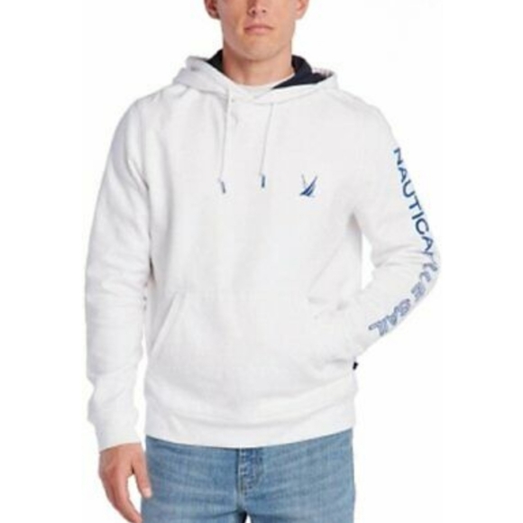 nautica white hoodie